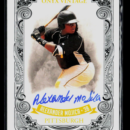 2021 Onyx Vintage Alexander Mojica #VAAM Blue Autograph Auto