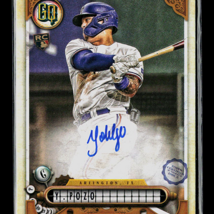 2022 Topps Gypsy Queen Yohel Pozo #GQA-YP RC Auto