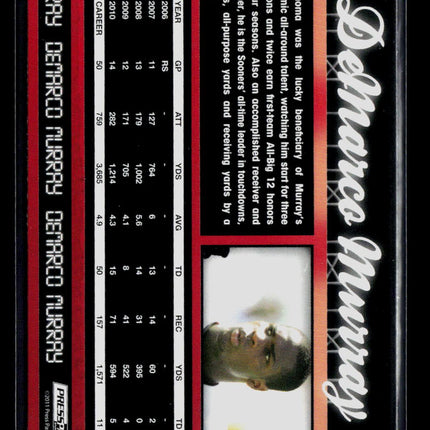 2011 Press Pass DeMarco Murray #33 Reflectors