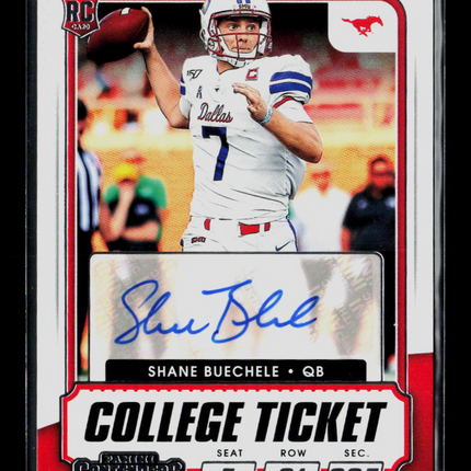 2021 Panini Contenders Draft Picks Shane Buechele #145 College Ticket RC Auto