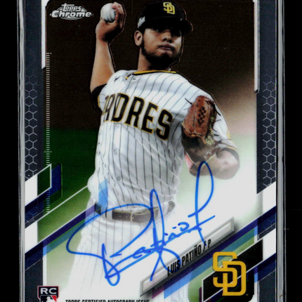 2021 Topps Chrome Luis Patiño #RA-LP RC Auto