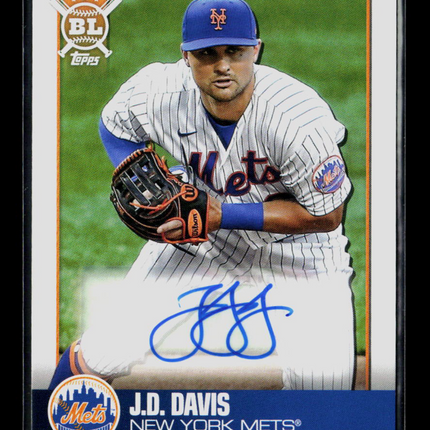 2021 Topps Big League J.D. Davis #BLA-JD Auto
