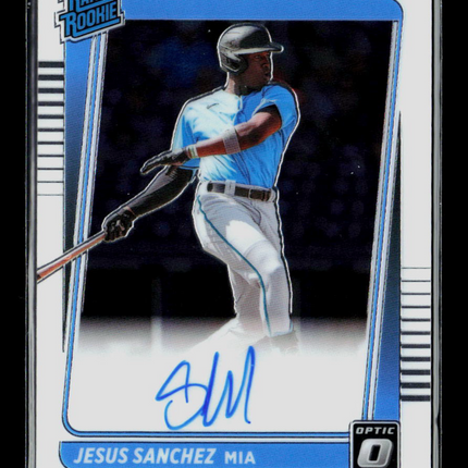 2021 Panini Donruss Optic Baseball Jesus Sanchez #RRS-JE Auto