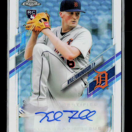 2021 Topps Chrome Kyle Funkhouser #CUSA-KF RC Auto