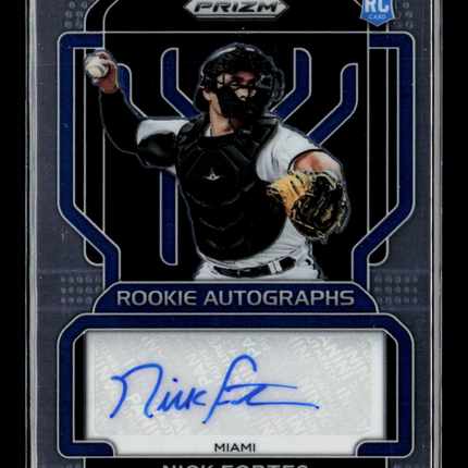2022 Panini Prizm Baseball Nick Fortes #RA-NF RC Auto