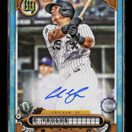 2022 Topps Gypsy Queen Andrew Vaughn #GQA-AV Turquoise 99/99 Auto