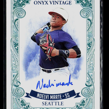 2021 Onyx Vintage Noelvi Marte #VANM Green Auto