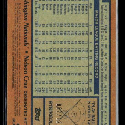 2022 Topps Archives Nelson Cruz #162 Green /125