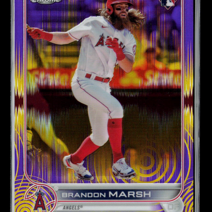 2022 Topps Chrome Brandon Marsh #133 Purple /299 RC