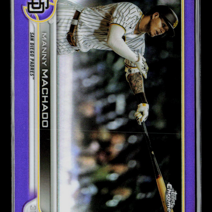 2022 Topps Chrome Manny Machado #90 Purple /250