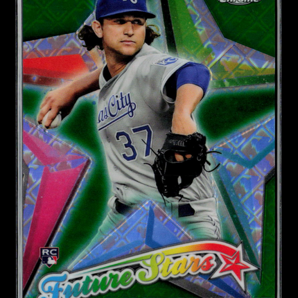 2022 Topps Chrome Jackson Kowar #FS-3 Green RC 37 / 99