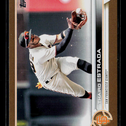 2022 Topps Update Series Thairo Estrada #US273 Gold /2022