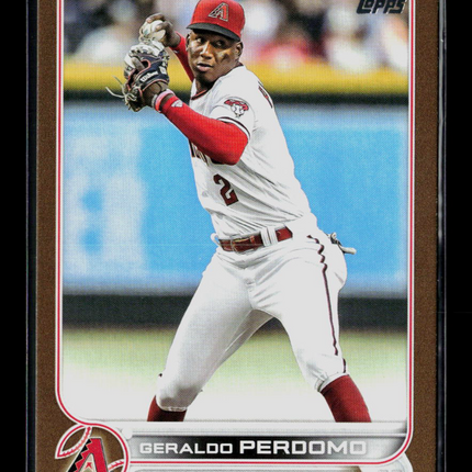 2022 Topps Update Series Geraldo Perdomo #US316 Gold /2022