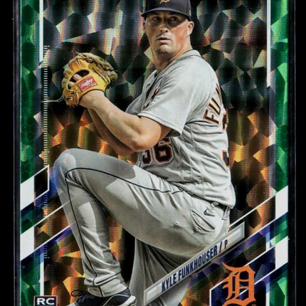 2021 Topps Update Series Kyle Funkhouser #US75 Green Ice 173/499 RC