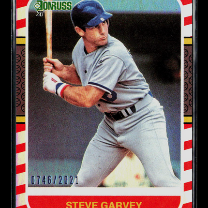 2021 Panini Donruss Steve Garvey #251 Candy Cane Holo 0746/2021