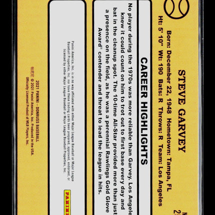 2021 Panini Donruss Steve Garvey #251 Candy Cane Holo 0746/2021
