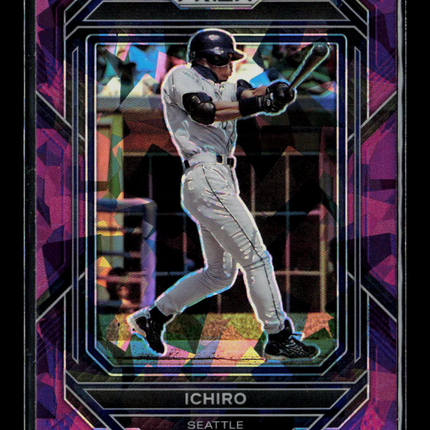 2023 Panini Prizm Baseball Ichiro Suzuki Ichiro #32 Purple Ice