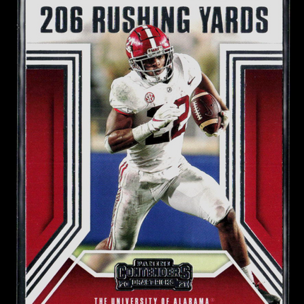 2021 Panini Contenders Draft Picks Najee Harris #25 Playing the Numbers Game