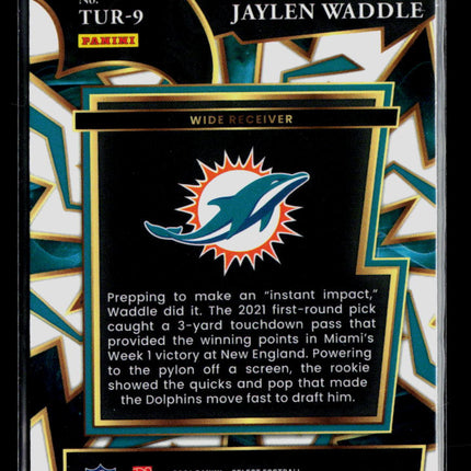 2022 Panini Select Jaylen Waddle #TUR-9