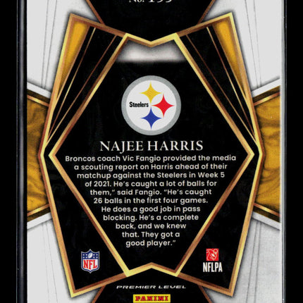 2022 Panini Select Football Najee Harris #153 RC