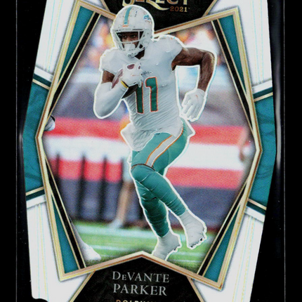 2022 Panini Select Football DeVante Parker #122 Premier Level Die-Cut