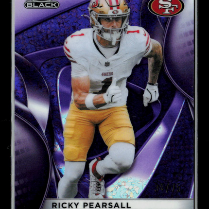2024 Topps Chrome Black Ricky Pearsall #87 Purple