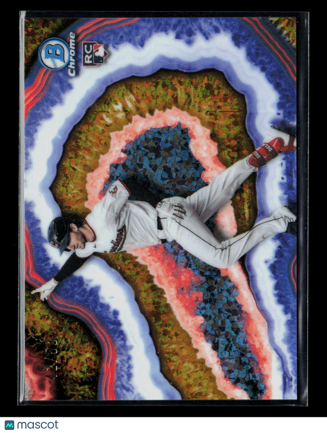 2026 Topps Bowman Chrome Chase DeLauter #BWC-7 RC Crystalized Gold /50