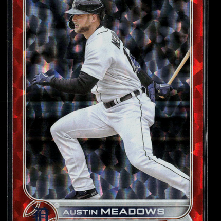 2022 Topps Update Series Austin Meadows #US199 Orange Foilboard /299