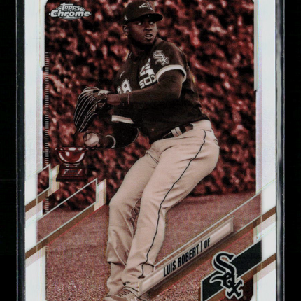 2021 Topps Chrome Luis Robert #56 Sepia Refractor