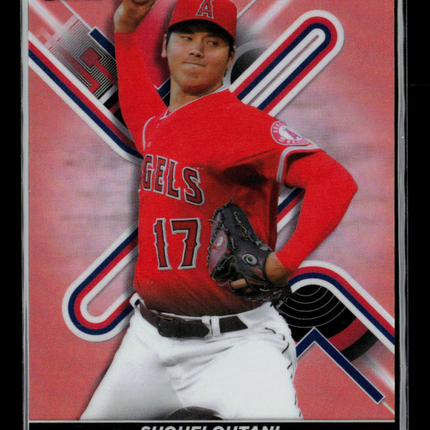 2022 Topps Finest Shohei Ohtani #28 Rose Gold Refractor 52/75