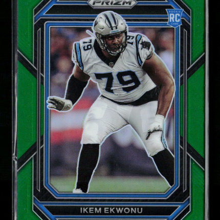 2023 Panini Prizm Football Ikem Ekwonu #366 Green RC
