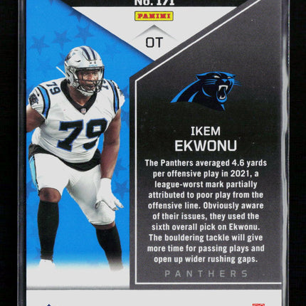 2022 Panini Rookies & Stars Football Ikem Ekwonu #171 Orange RC 064/175