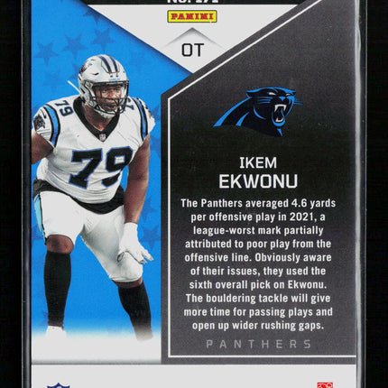 2022 Panini Rookies & Stars Ikem Ekwonu #171 Orange RC 084/175