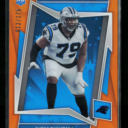 2022 Panini Rookies & Stars Football Ikem Ekwonu #171 Orange RC 012/175