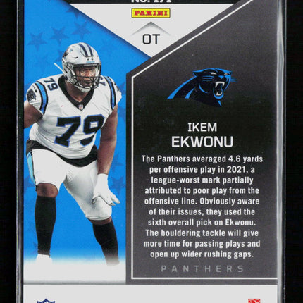 2022 Panini Rookies & Stars Football Ikem Ekwonu #171 Orange RC 012/175