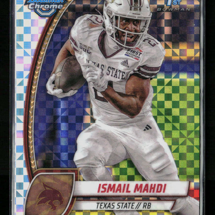 2024 Bowman Chrome University Football Ismail Mahdi #189 X-Fractor