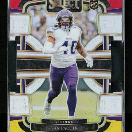 2024 Panini Select Ivan Pace Jr. #64 Red Yellow RC