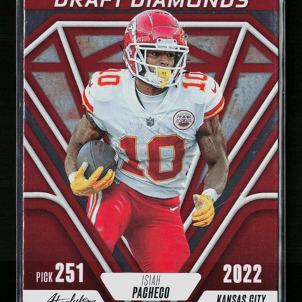 2023 Panini Absolute Football Isiah Pacheco #DD-15