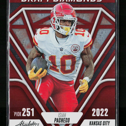 2023 Panini Absolute Football Isiah Pacheco #DD-15