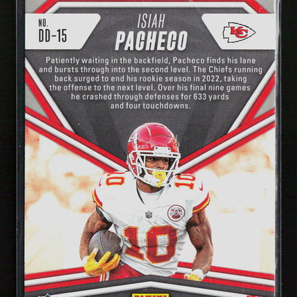 2023 Panini Absolute Football Isiah Pacheco #DD-15