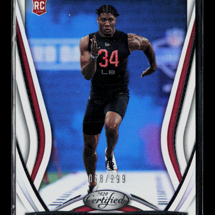 2020 Panini Certified Football Isaiah Simmons #149 068/299 RC