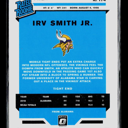 2019 Panini Donruss Optic Irv Smith Jr. #174 Copper