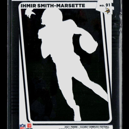 2022 Panini Clearly Donruss Football Ihmir Smith-Marsette #91