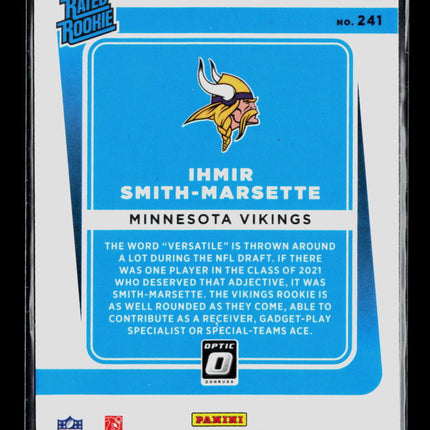 2021 Panini Donruss Optic Football Ihmir Smith-Marsette #241 Red mojo