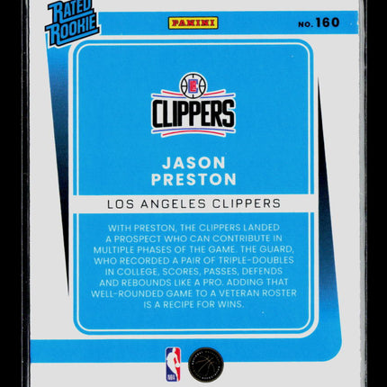 2022 Panini Donruss Optic Jason Preston #160