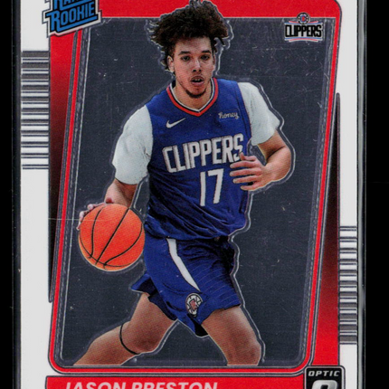 2022 Panini Donruss Optic Jason Preston #160 Rookie