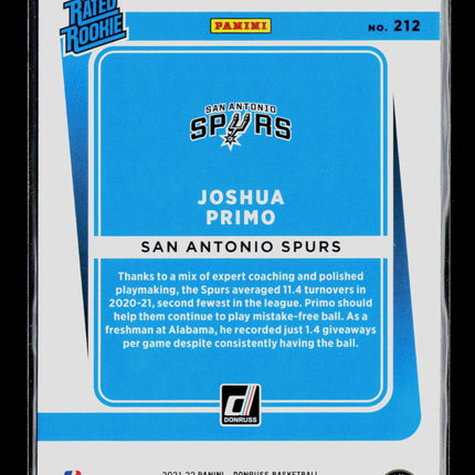 2021 Panini Donruss Joshua Primo #212