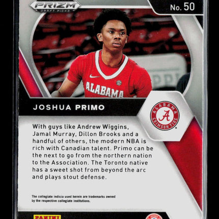2021 Panini Prizm Draft Picks Joshua Primo #50 RC