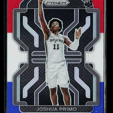 2021 Panini Prizm Joshua Primo #298 Red White Blue RC