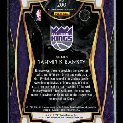 2021 Panini Select Jahmi'us Ramsey #200 RC